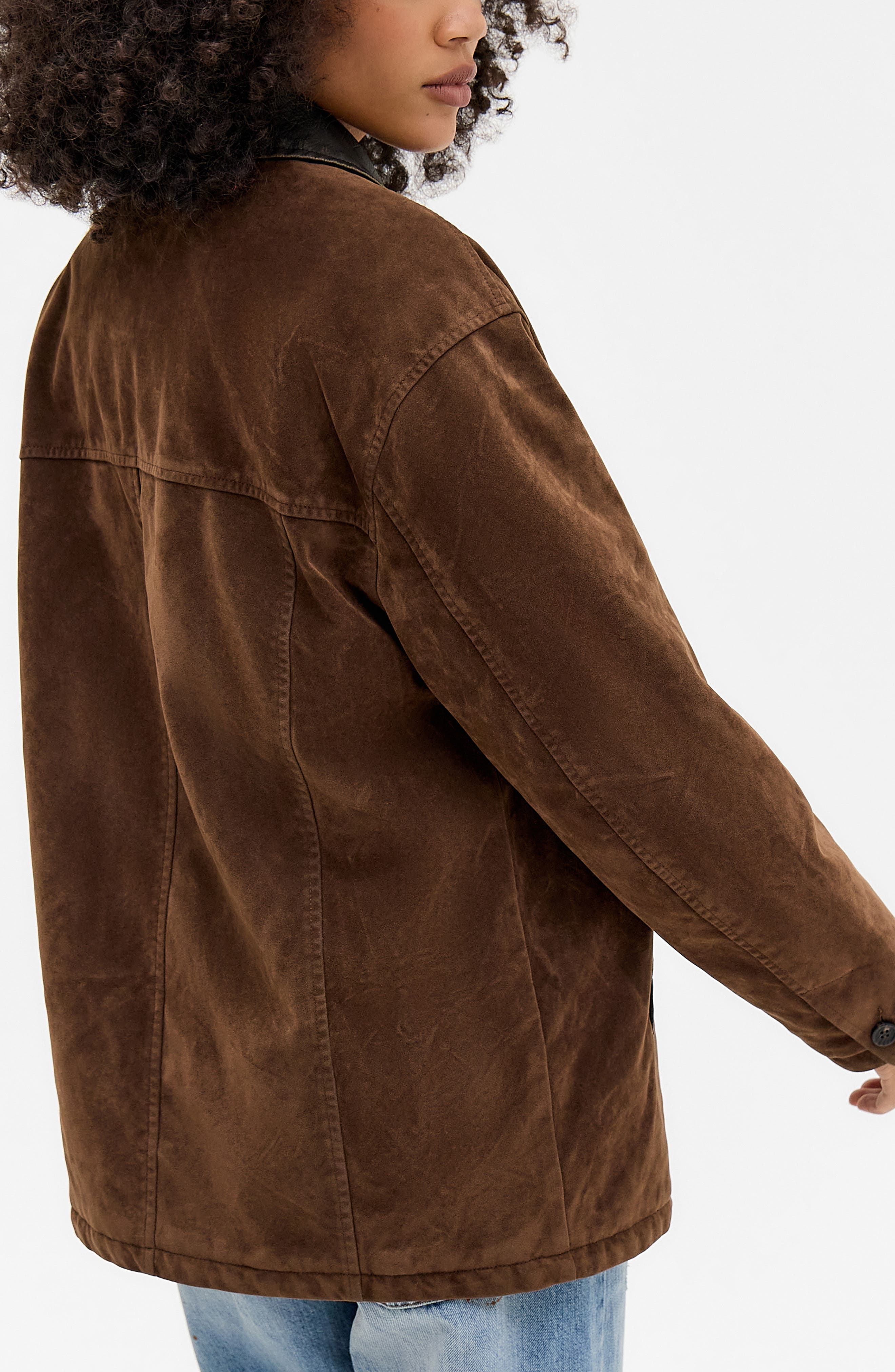 Eugine Faux Suede Jacket - image 2