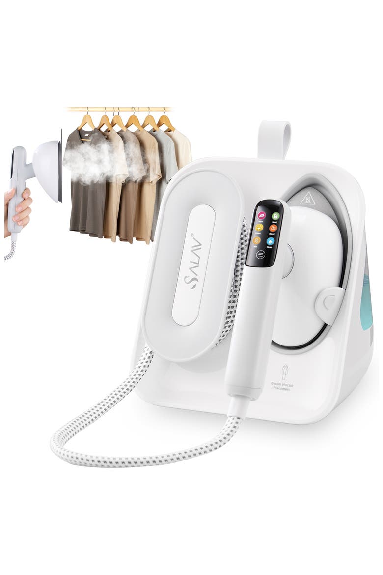 Deluxe DuoPress Steam Station, Alternate, color, WHITE