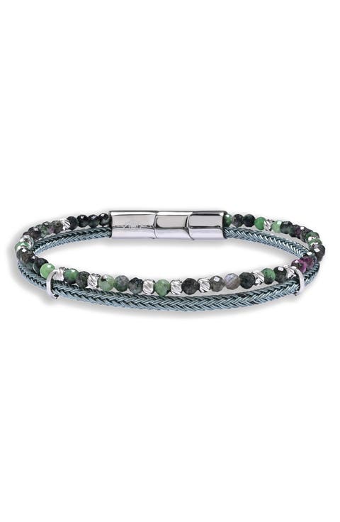 Grayson Layered Semiprecious Stone Bracelet