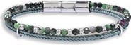 EYE CANDY LOS ANGELES Grayson Layered Semiprecious Stone Bracelet