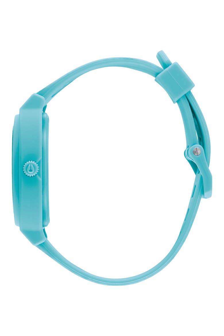 Time Teller P Polyurethane Strap Watch, 40mm, Alternate, color, MINERAL JADE