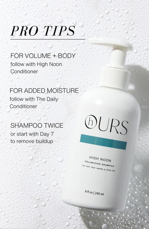 Hours Haircare High Noon Volumizing Shampoo In 8 oz