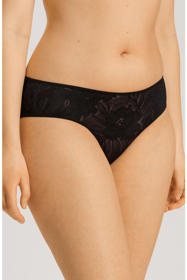 Tina High Cut Lace Briefs, Main, color, BLACK BEAUTY