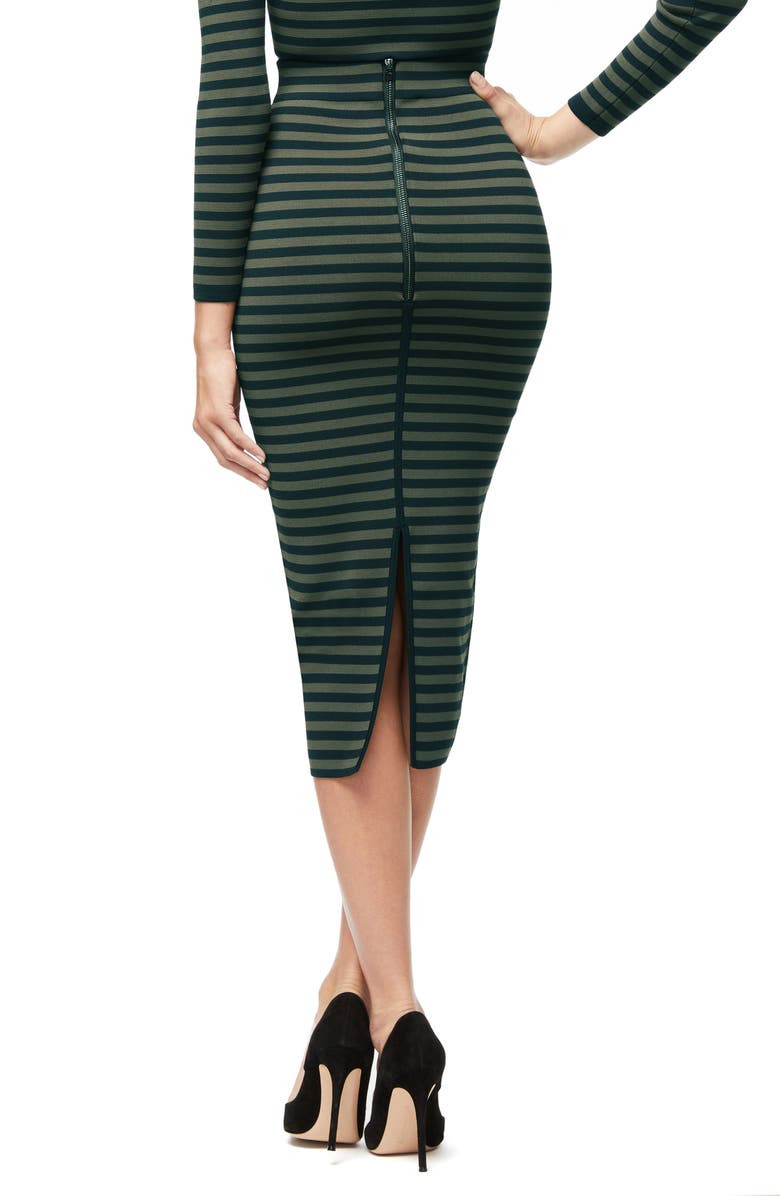 Good American Stripe Pencil Skirt, Alternate, color,