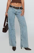 Princess Polly Ellanor Slouchy Low Rise Wide Leg Jeans