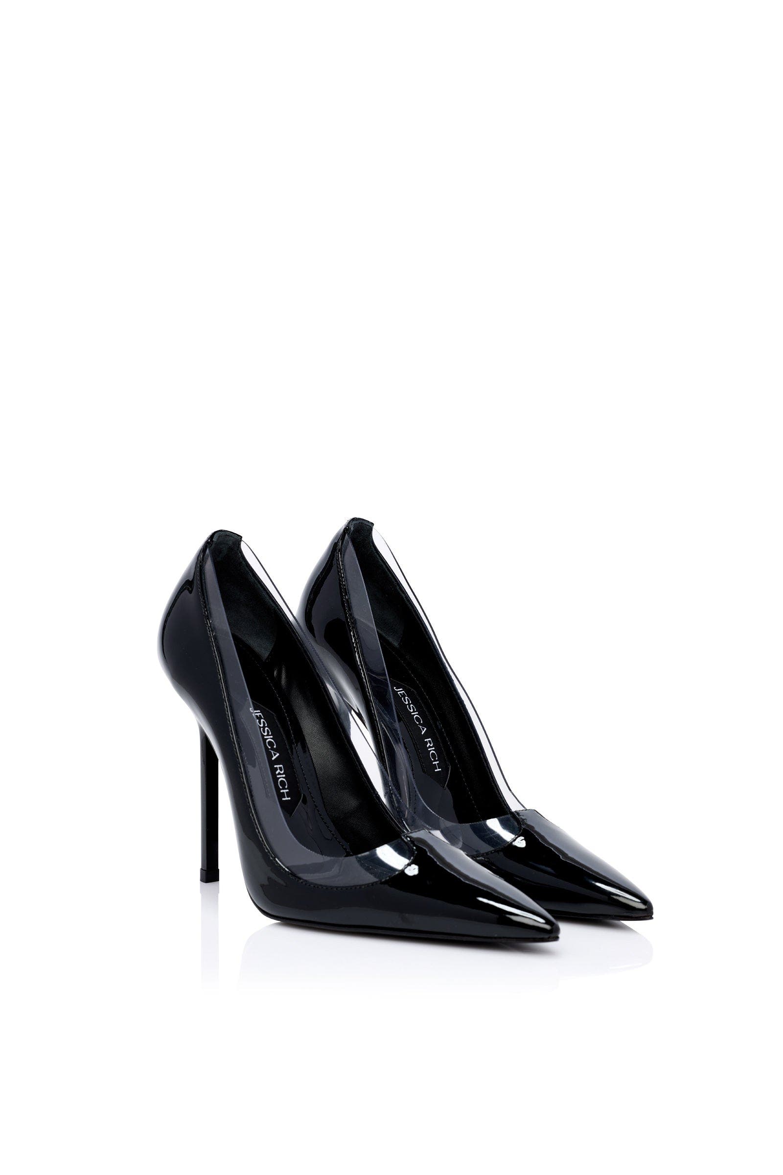 Lucid Stilleto Heel, Alternate, color, Noir