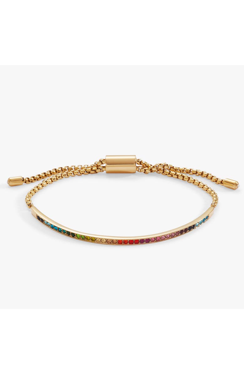 Alex and Ani Rainbow Ombre Pave Bolo Bracelet, Alternate, color, 