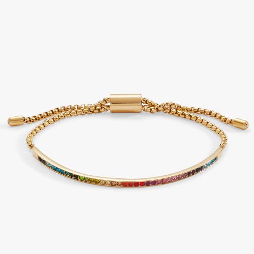 Alex And Ani Rainbow Ombre Pave Bolo Bracelet