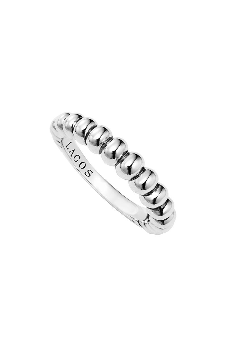 LAGOS 'Signature Caviar' Bold Fluted Stack Ring, Main, color,