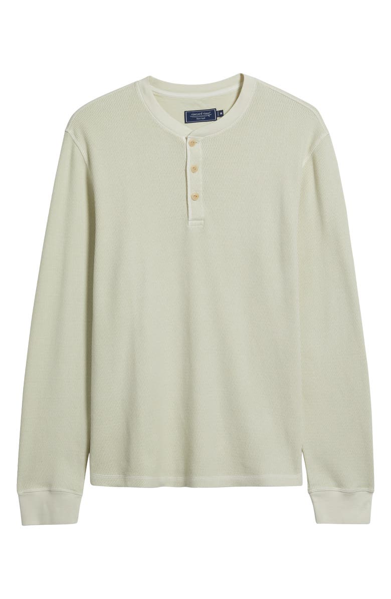 vineyard vines Long Sleeve Thermal Henley, Alternate, color, Stone