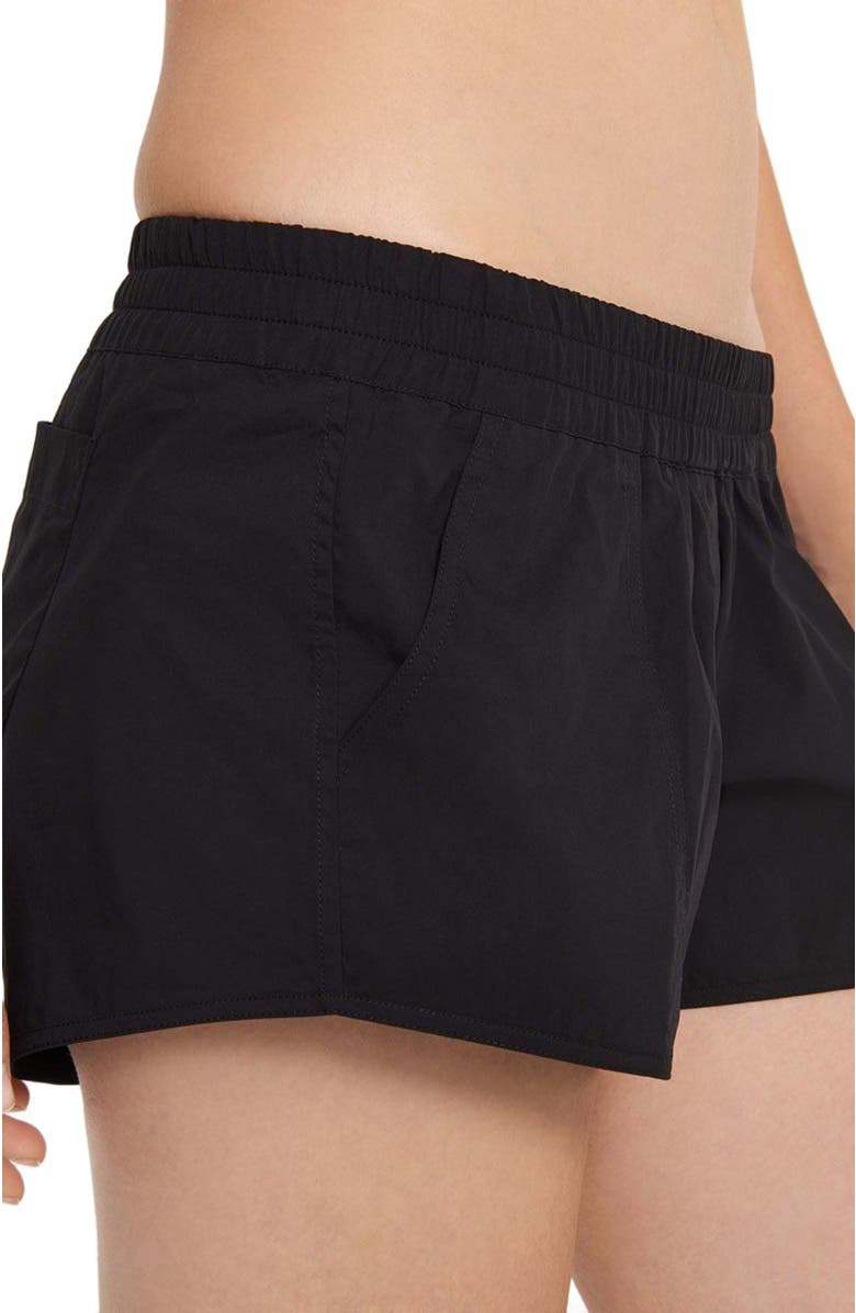 Ansea The Short Board Short, Alternate, color, Black