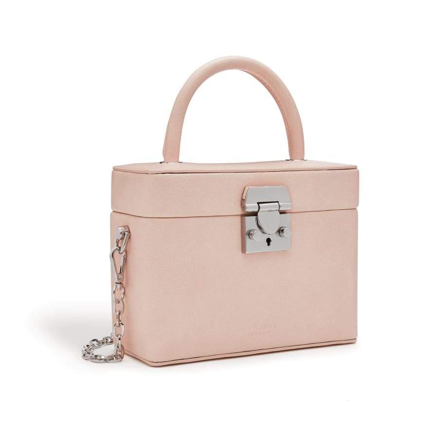LaBante London Mae Pink Satchel Vegan Cross Body Bag, Alternate, color, Pink