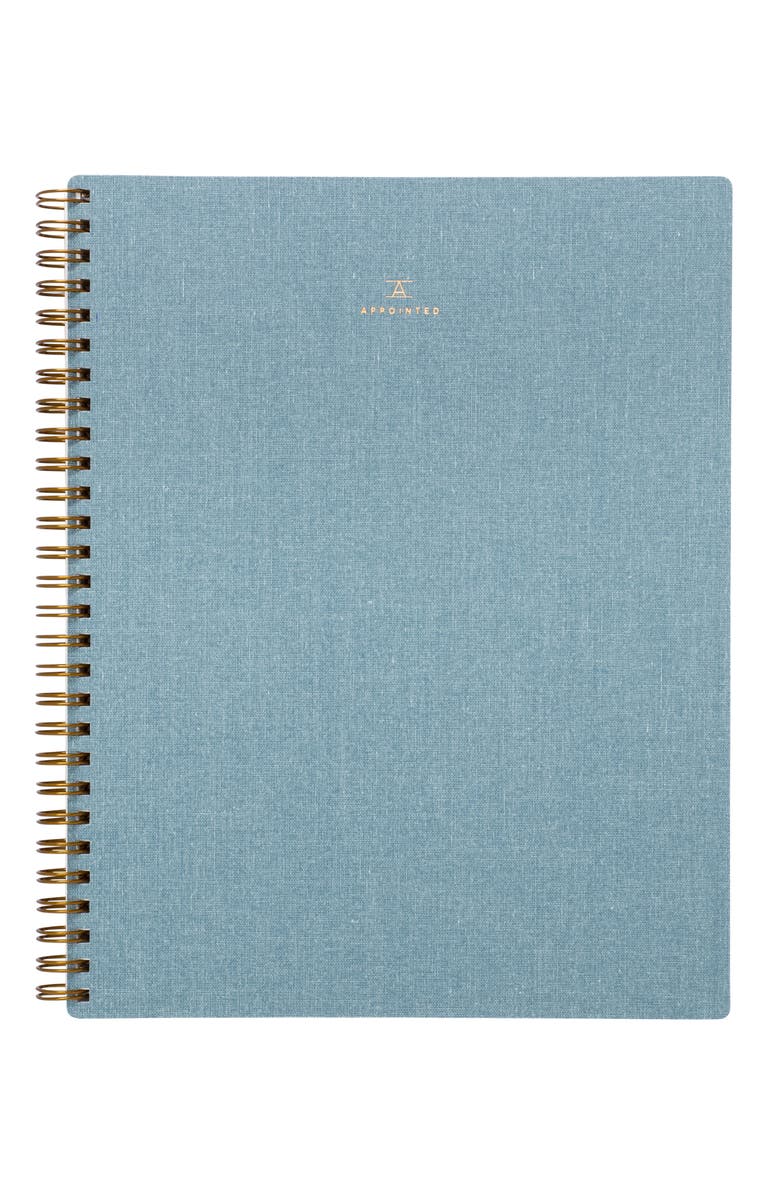 Appointed Hardcover Spiral Notebook, Main, color, 