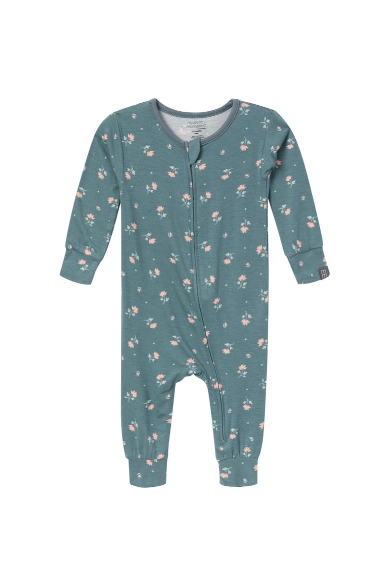 2-Pack Girl's Tight Fitting Footless Pajamas, Alternate, color, Dark Teal Rose