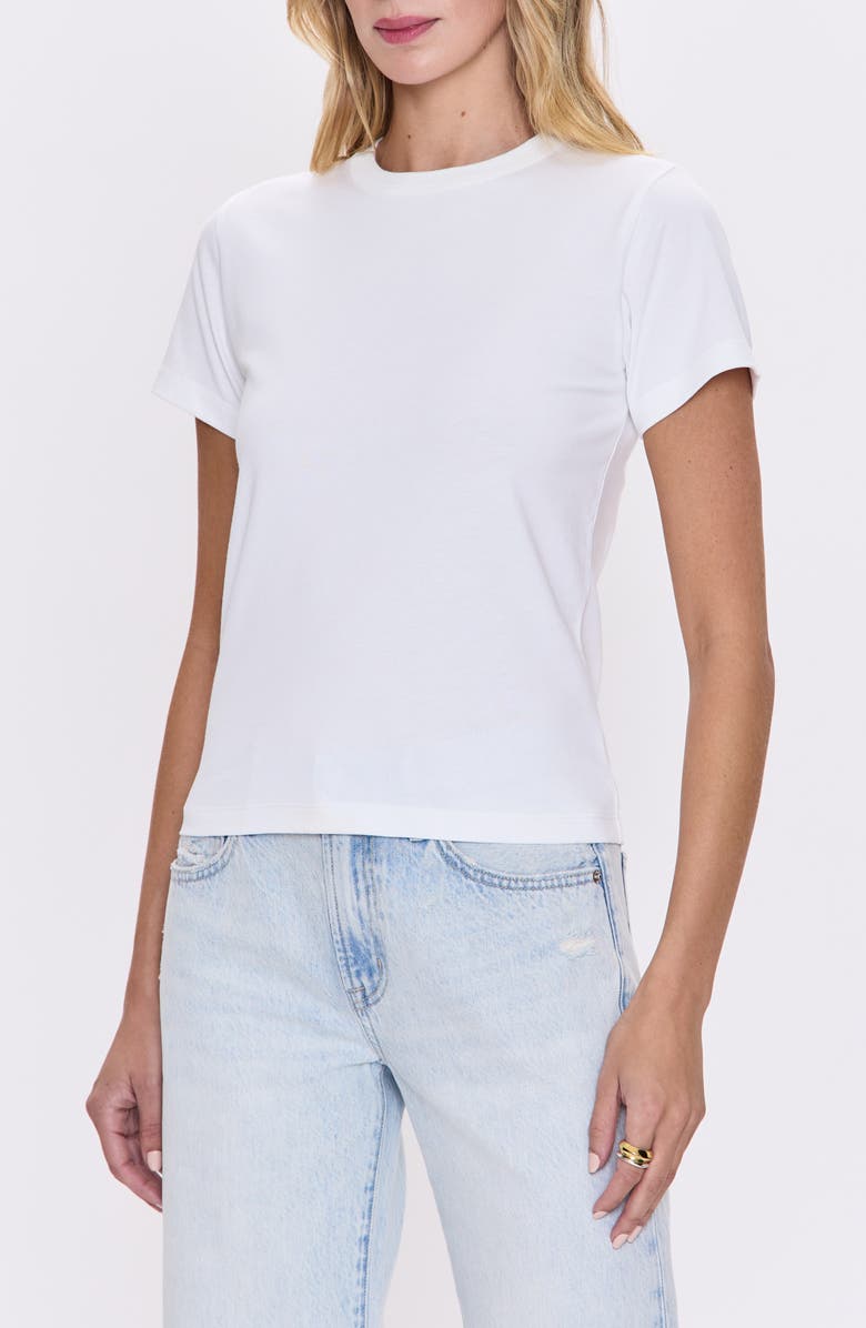 Pistola Alba Cotton T-Shirt, Alternate, color, Le Blanc