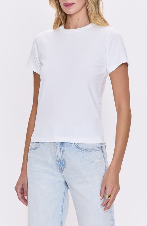 Pistola Alba Baby Tee In Le Blanc In White