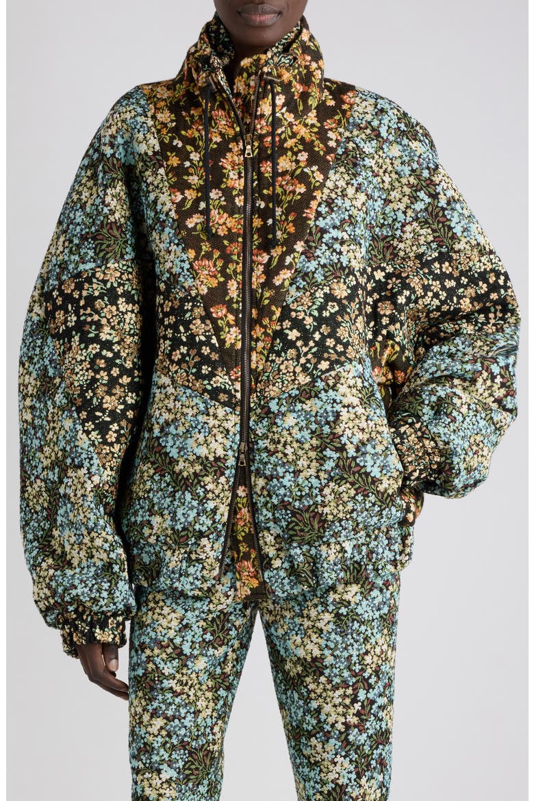 Vango Floral Gobelin Jacquard Jacket, Main, color, SKY
