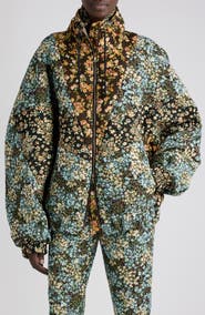 Dries Van Noten Vango Floral Gobelin Jacquard Jacket