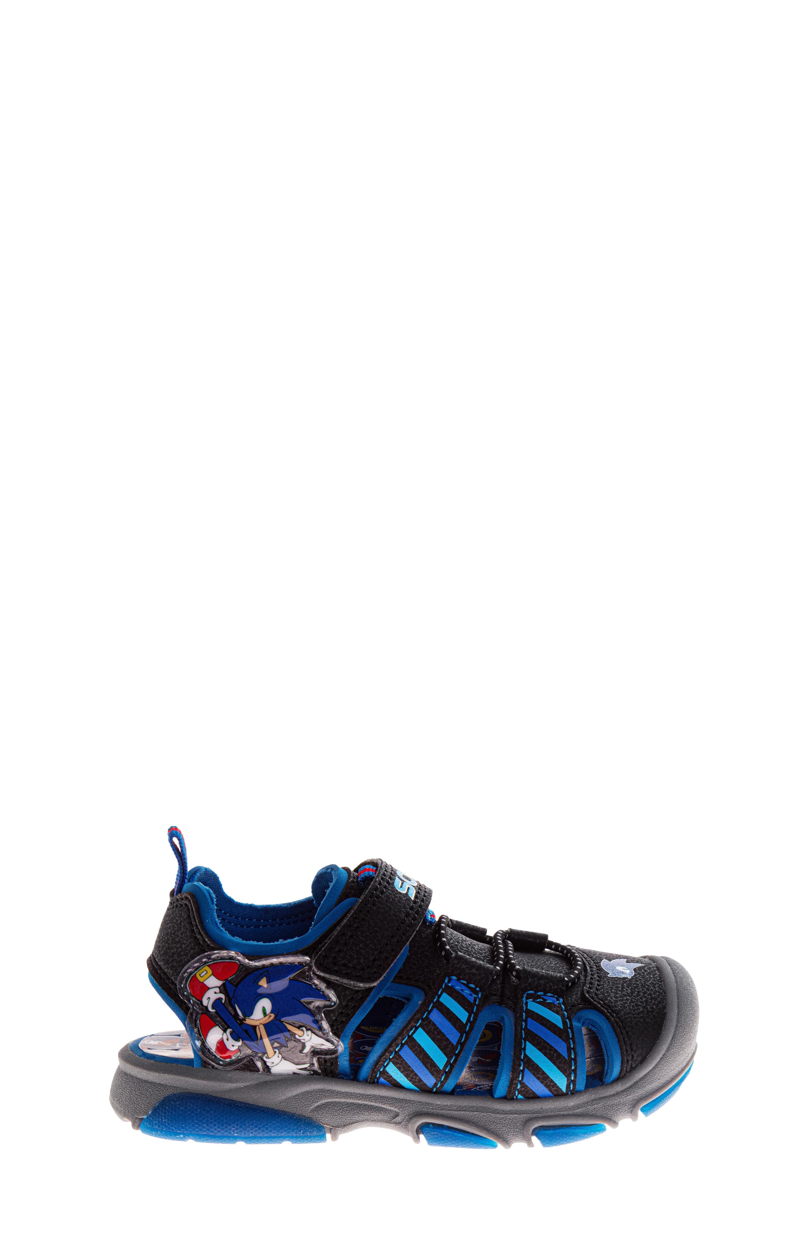 Kids' Sonic The Hedgehog Sneaker, Alternate, color, BLUE/BLACK