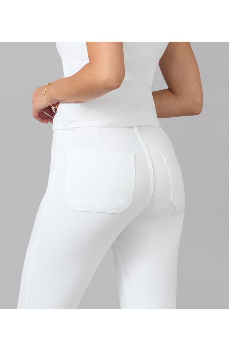 Lola Denim Alice High Rise Flare Jeans, Alternate, color, White