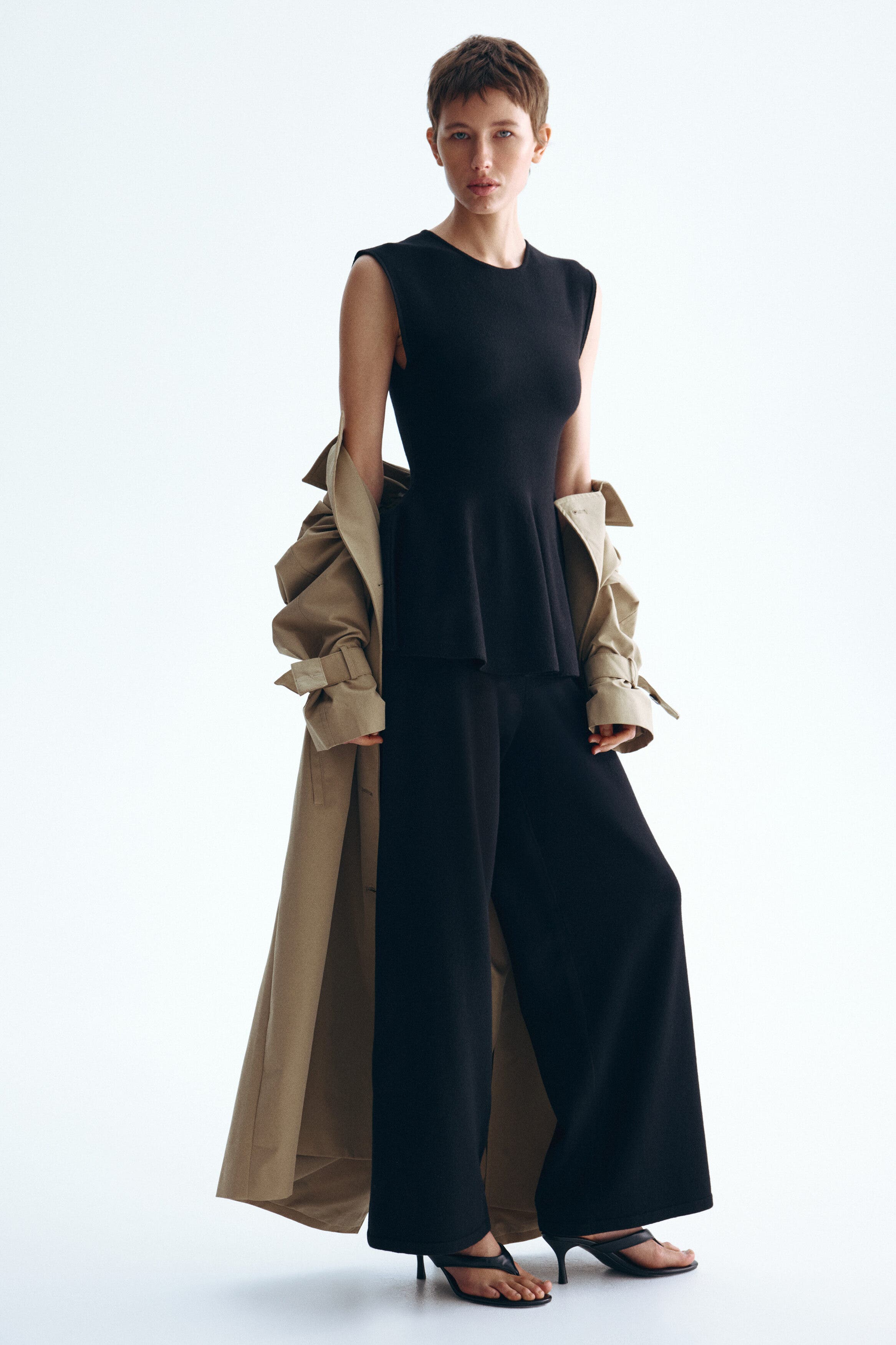 Wide Knitted Trousers - image 2