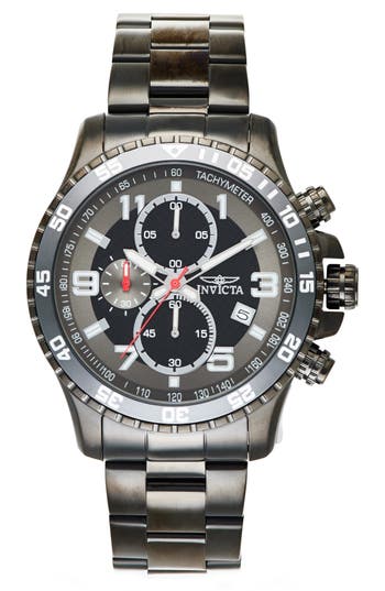 Invicta Specialty Quartz Two-tone Bracelet Watch, 45mm X 13mm In Gray