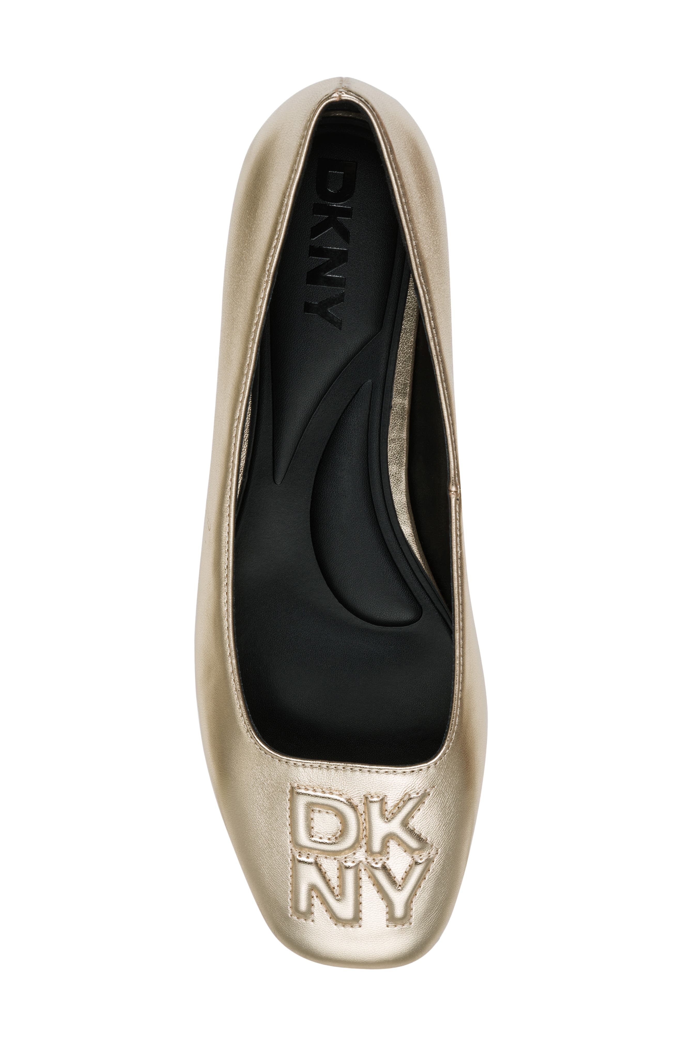 DKNY Darianne Ballet Flat, Alternate, color, Platino
