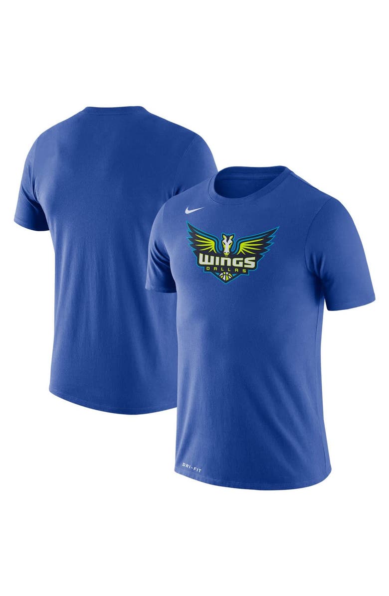 Nike Men's Nike Royal Dallas Wings Logo Performance T-Shirt, Main, color, 