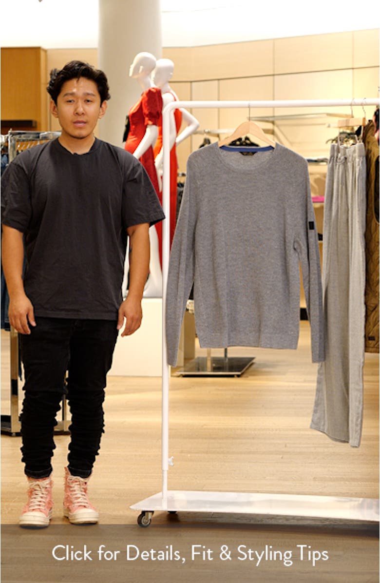 Walden Waffle Wool & Cashmere Sweater, sales video thumbnail