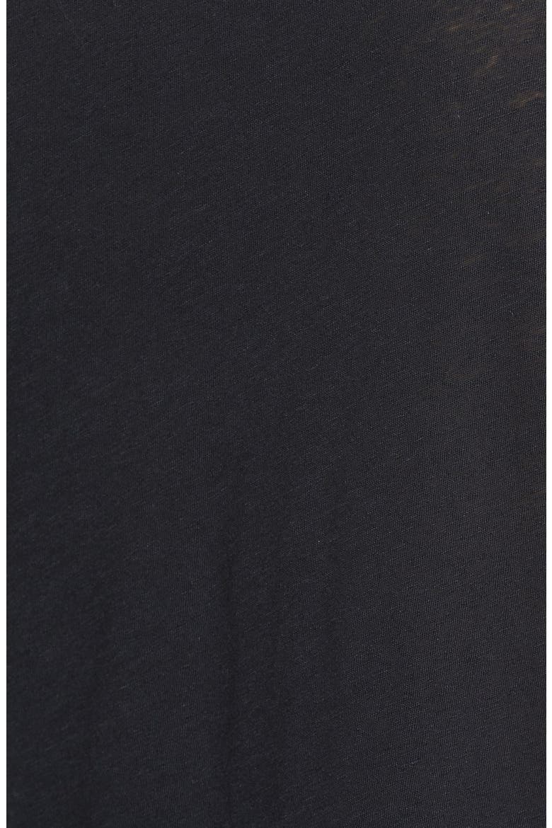 'The V-Neck' Tee, Alternate, color, BLACK BEAUTY ALL TORN UP