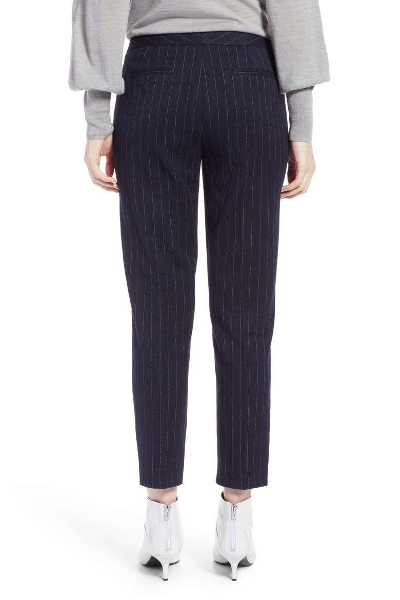 Slim Pants, Alternate, color, NAVY CHALK STRIPE