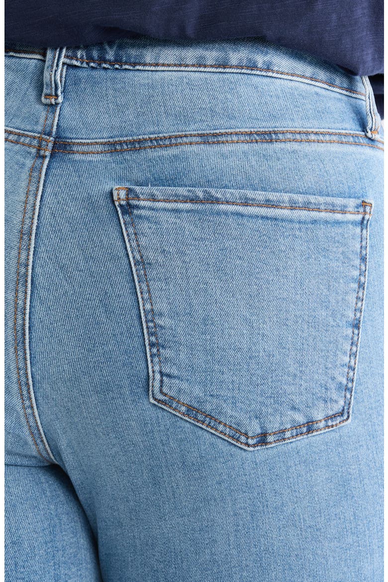Blair Fab Ab Seamed High Waist Ankle Slim Straight Leg Jeans, Alternate, color, EXHIBITING