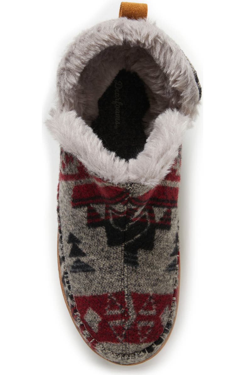 DEARFOAMS Brix Faux Fur Lined Slipper, Alternate, color,
