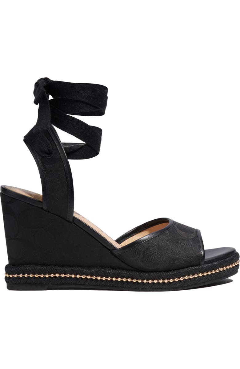 COACH Page Wedge Sandal, Alternate, color,