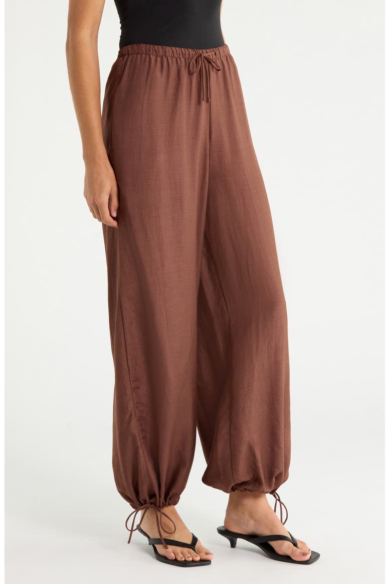 Violet Cuffed Pants, Alternate, color, BROWN