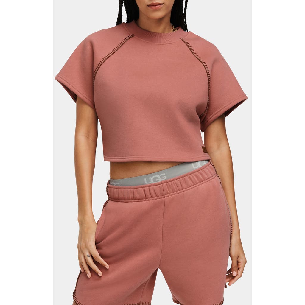 UGG(R) UGG(R) CLASSIC SHORT SLEEVE CREWNECK SWEATSHIRT