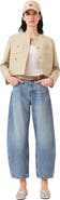 maje Short linen blend jacket