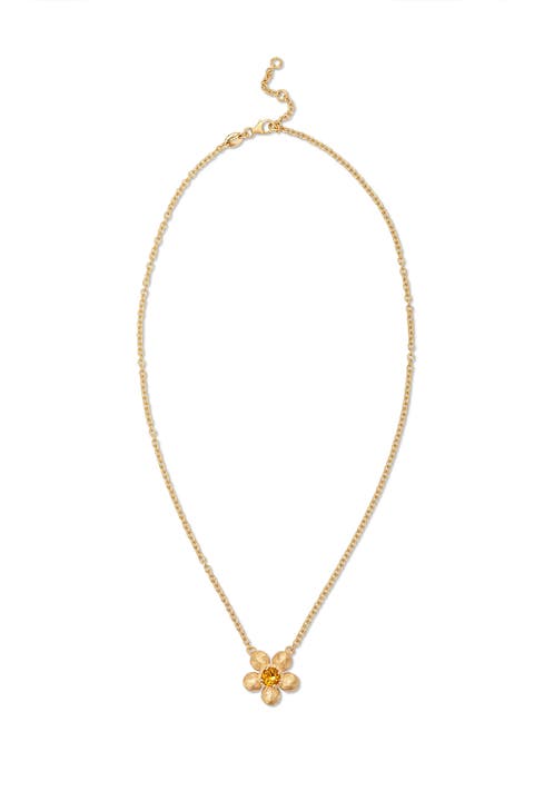 Flore Necklace Madeira Quartz