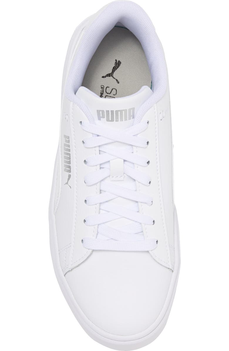 PUMA Smash V3 Snake Embossed Leather Platform Sneaker, Alternate, color,