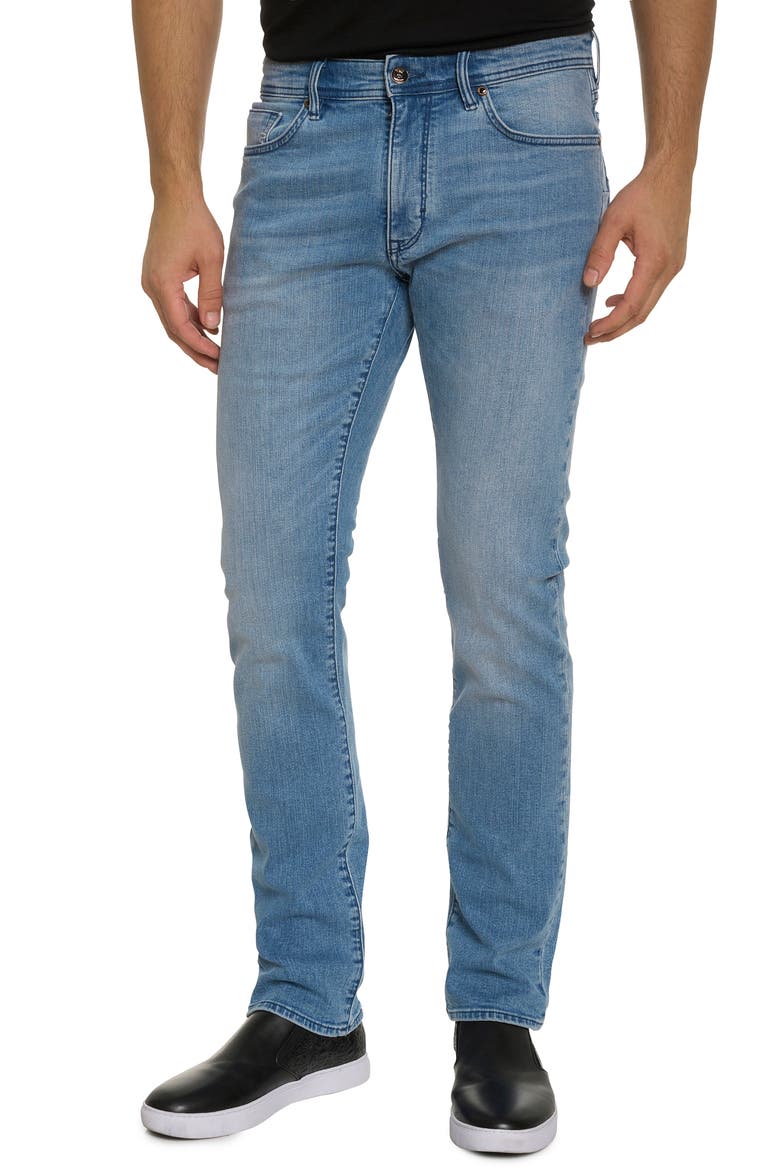 Virgil Stretch Jeans, Main, color, INDIGO