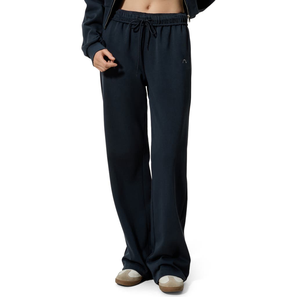 Lilysilk Seamflow Stride Sweatpants In Blue