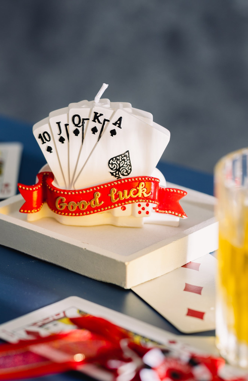 Southlake Gifts Lucky Poker Candle In Multi