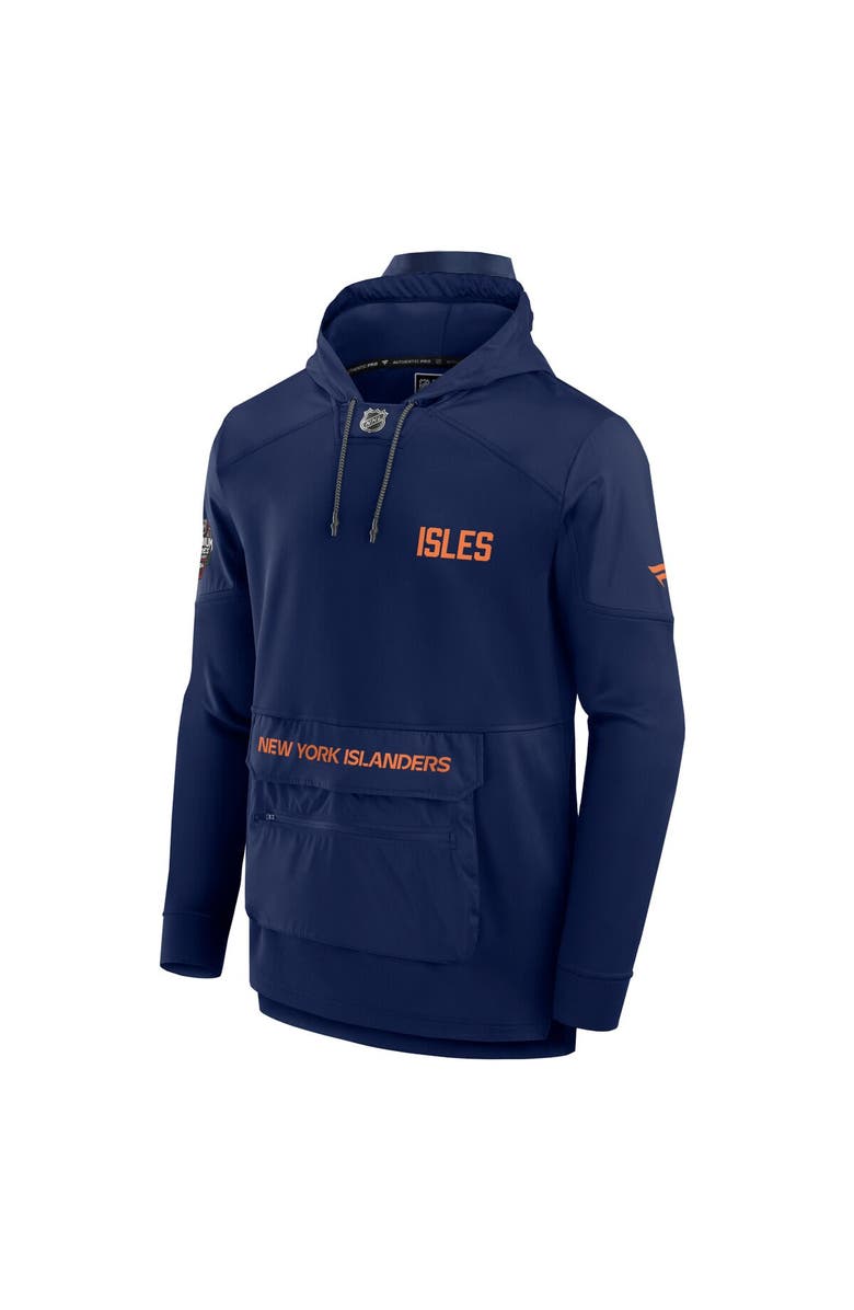 FANATICS Men's Fanatics Branded Navy New York Islanders 2024 NHL Stadium Series Authentic Pro Fleece Pullover Hoodie, Alternate, color, Navy
