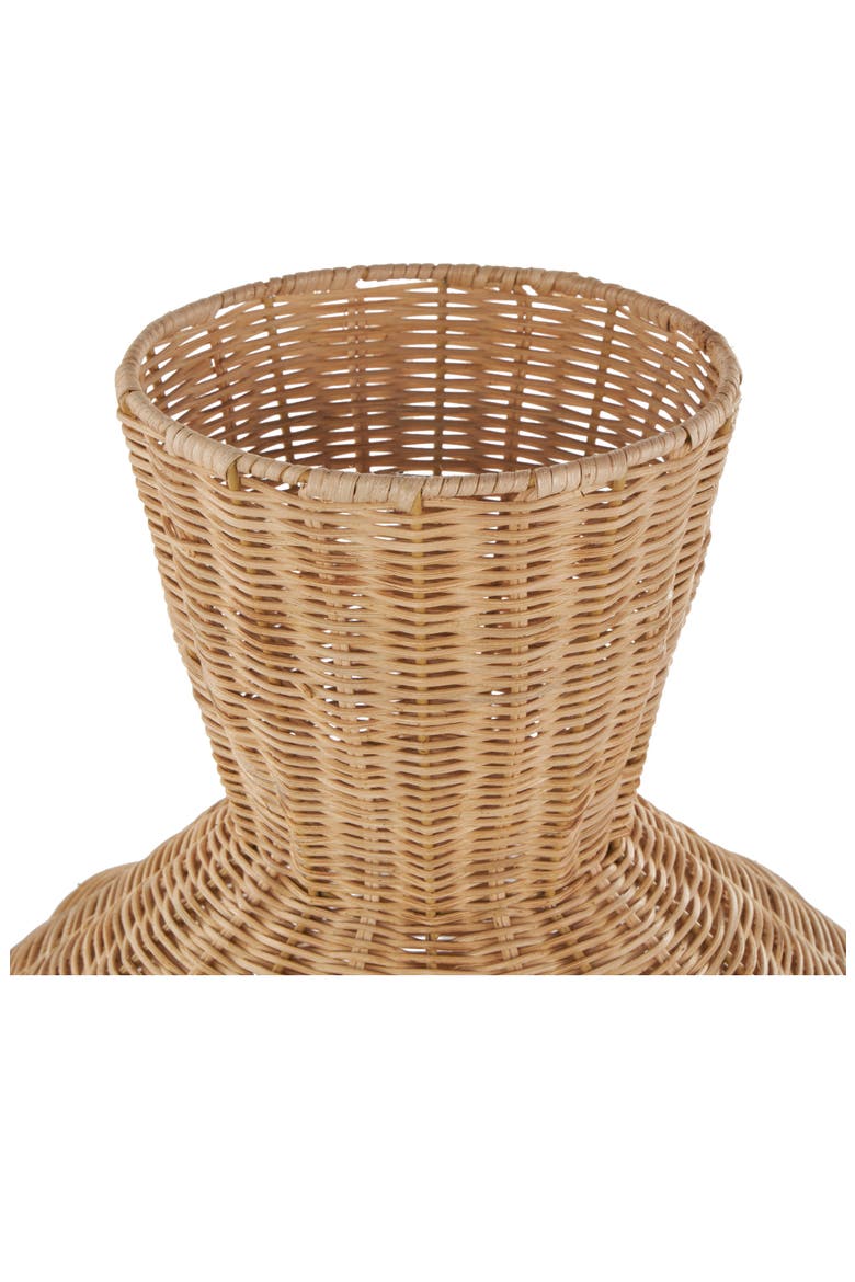 Rattan Vase, Alternate, color, BROWN