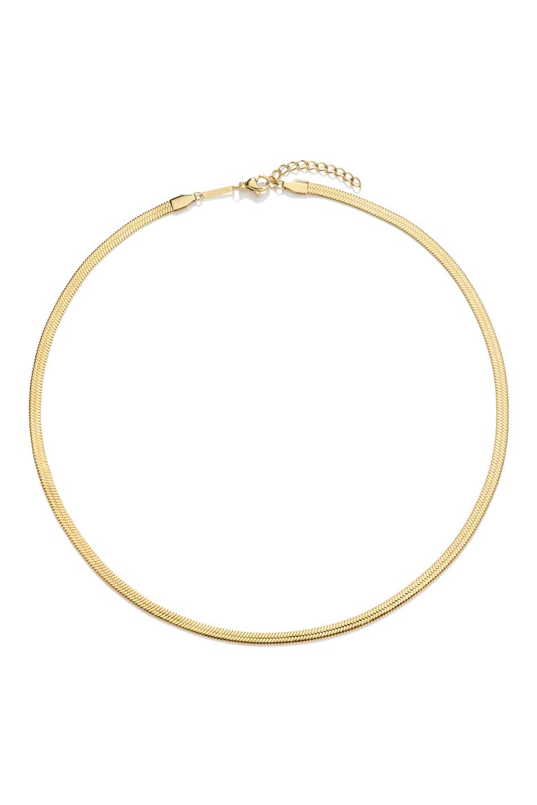 Essentials Snake Chain Necklace, Main, color, GOLD