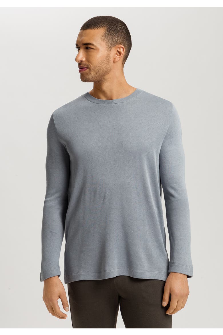 Woolen Comfort Tencel And Cashmere Top, Alternate, color, Cliff Grey