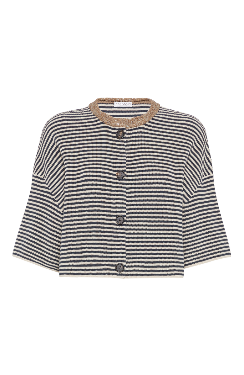 Brunello Cucinelli Cardigan with Dazzling Collar, Main, color,