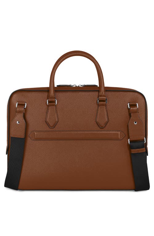 Montblanc Sartorial Thin Leather Document Case In Brown