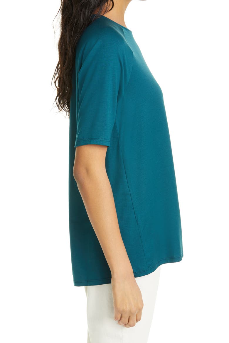 Elbow Sleeve Top, Alternate, color, AEGEAN