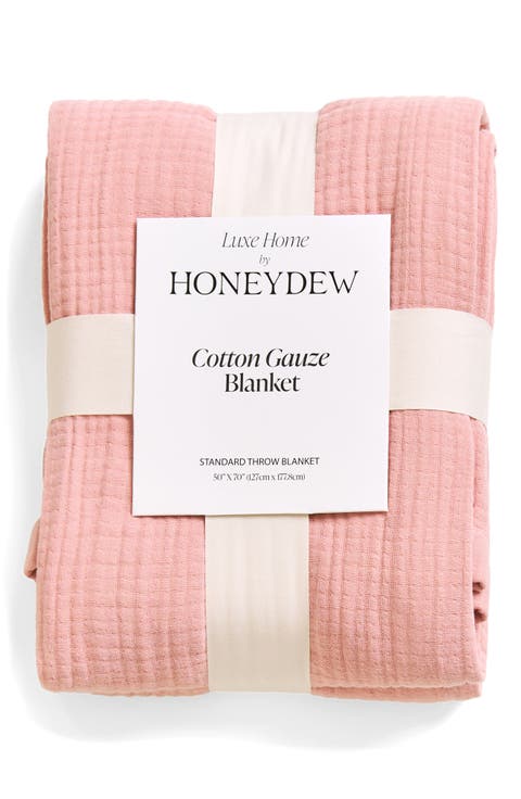 Cotton Gauze Throw Blanket
